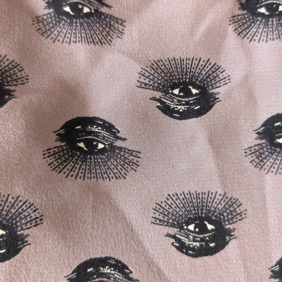 Rachel Comey Evil Eye Purple Silk Skirt xs witchy - Picture 6 of 8